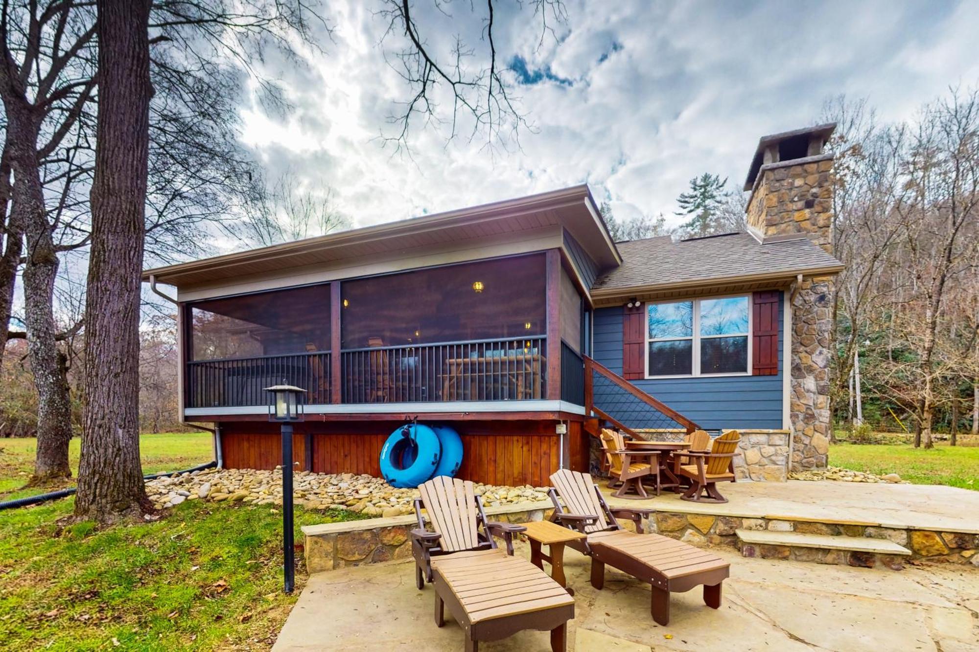 Villa Rivers Edge à Cosby Extérieur photo
