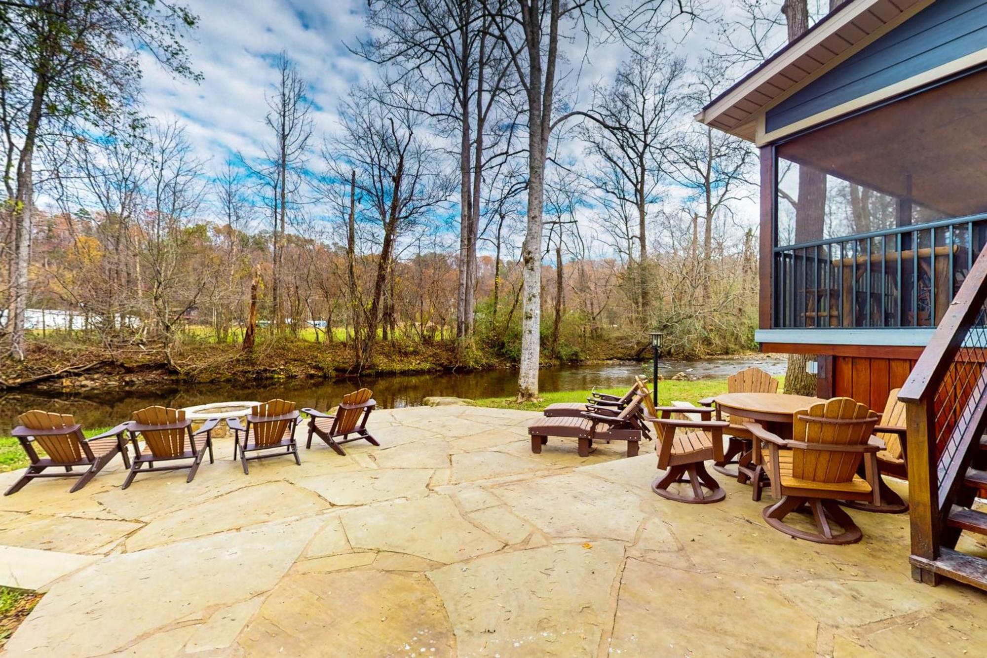 Villa Rivers Edge à Cosby Extérieur photo